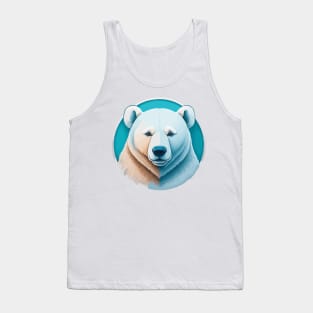 Polar Bear Portrait Tank Top